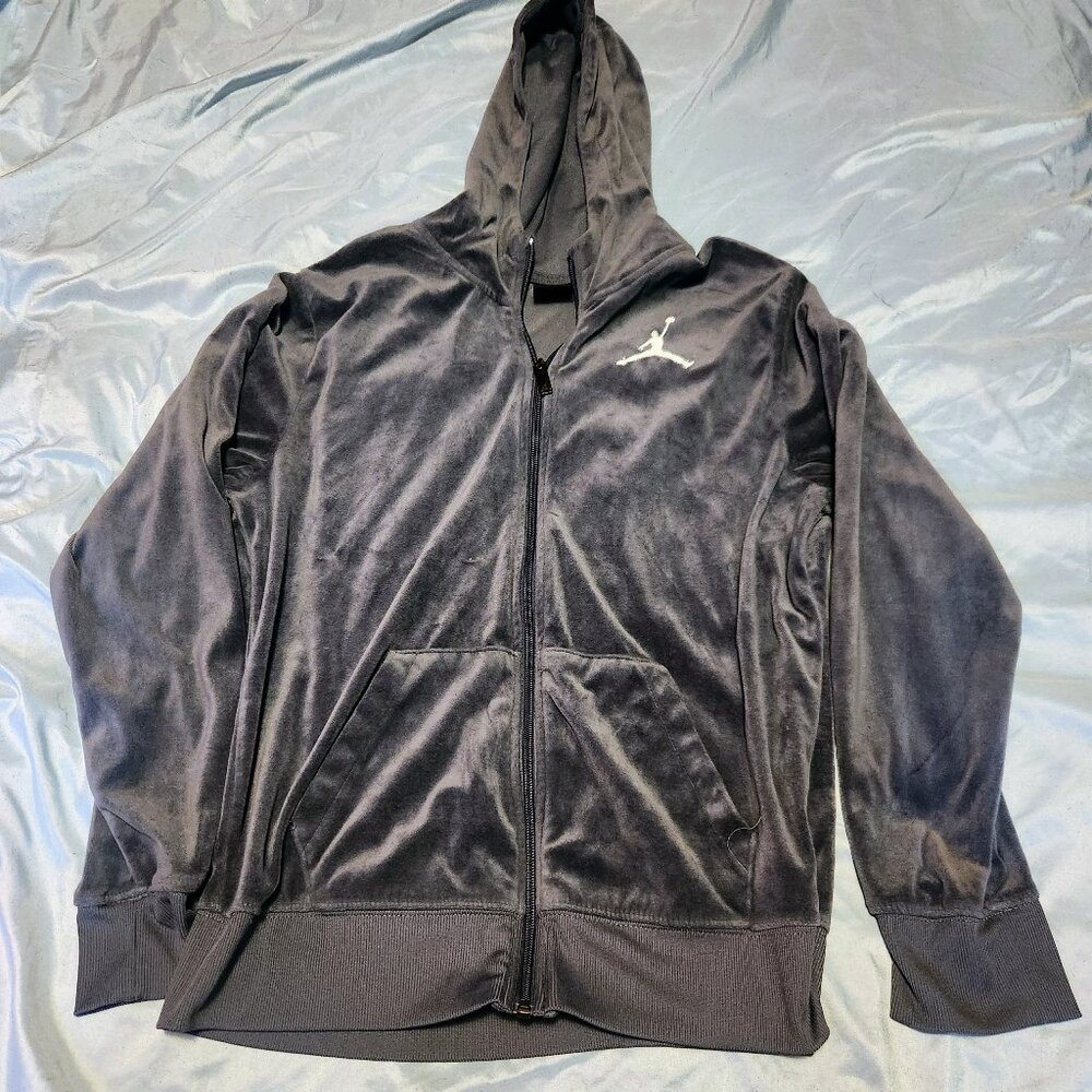 Jordan Kids Velour Zip Up Jacket